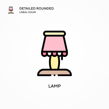 Lamba vektör simgesi. Modern vektör illüstrasyon kavramları. Düzenlemesi ve kişiselleştirmesi kolay.