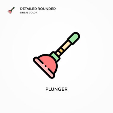 Pompa vektör simgesi. Modern vektör illüstrasyon kavramları. Düzenlemesi ve kişiselleştirmesi kolay.