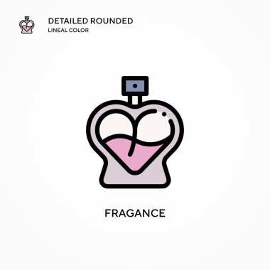 Fragance vektör simgesi. Modern vektör illüstrasyon kavramları. Düzenlemesi ve kişiselleştirmesi kolay.