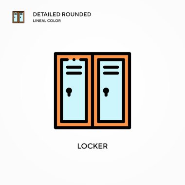 Kilit vektör simgesi. Modern vektör illüstrasyon kavramları. Düzenlemesi ve kişiselleştirmesi kolay.