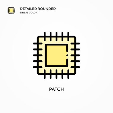 Yama vektör simgesi. Modern vektör illüstrasyon kavramları. Düzenlemesi ve kişiselleştirmesi kolay.