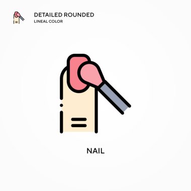 Tırnak vektör simgesi. Modern vektör illüstrasyon kavramları. Düzenlemesi ve kişiselleştirmesi kolay.