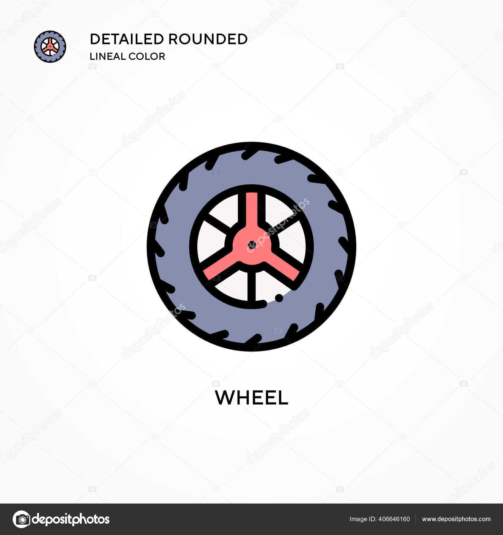 Ikon Vektor Roda Konsep Gambar Vektor Modern Mudah Untuk Mengedit Stok Vektor C Edifier 406646160