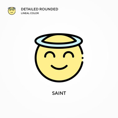 Aziz vektör simgesi. Modern vektör illüstrasyon kavramları. Düzenlemesi ve kişiselleştirmesi kolay.