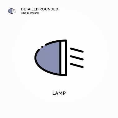 Lamba vektör simgesi. Modern vektör illüstrasyon kavramları. Düzenlemesi ve kişiselleştirmesi kolay.