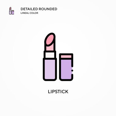 Ruj vektör simgesi. Modern vektör illüstrasyon kavramları. Düzenlemesi ve kişiselleştirmesi kolay.