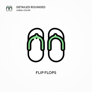 Döndürme vektör simgesi. Modern vektör illüstrasyon kavramları. Düzenlemesi ve kişiselleştirmesi kolay.