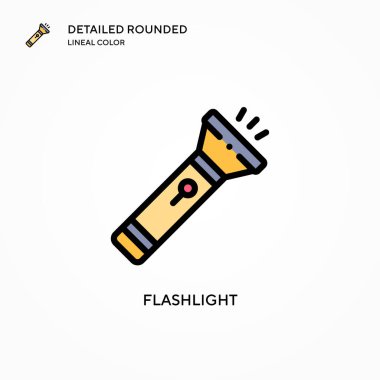 El feneri vektör simgesi. Modern vektör illüstrasyon kavramları. Düzenlemesi ve kişiselleştirmesi kolay.