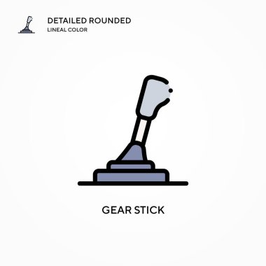 Vites çubuğu vektör simgesi. Modern vektör illüstrasyon kavramları. Düzenlemesi ve kişiselleştirmesi kolay.