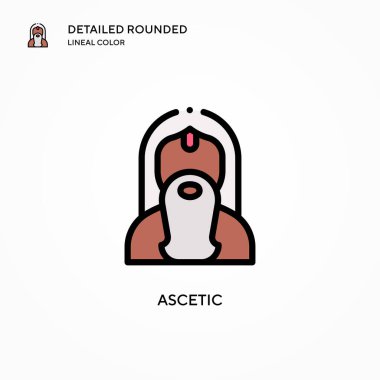 Assetik vektör simgesi. Modern vektör illüstrasyon kavramları. Düzenlemesi ve kişiselleştirmesi kolay.