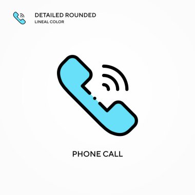 Arama vektör simgesi. Modern vektör illüstrasyon kavramları. Düzenlemesi ve kişiselleştirmesi kolay.