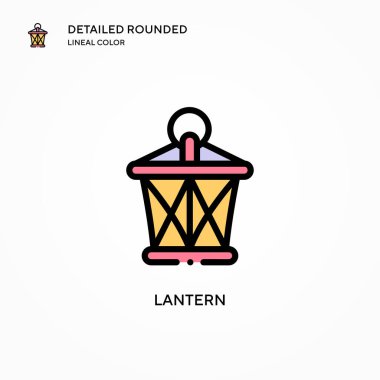 Fener vektör simgesi. Modern vektör illüstrasyon kavramları. Düzenlemesi ve kişiselleştirmesi kolay.