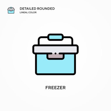 Dondurucu vektör simgesi. Modern vektör illüstrasyon kavramları. Düzenlemesi ve kişiselleştirmesi kolay.