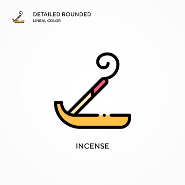 Tütsü vektör simgesi. Modern vektör illüstrasyon kavramları. Düzenlemesi ve kişiselleştirmesi kolay.