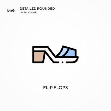 Döndürme vektör simgesi. Modern vektör illüstrasyon kavramları. Düzenlemesi ve kişiselleştirmesi kolay.