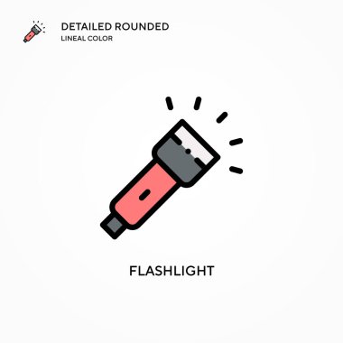 El feneri vektör simgesi. Modern vektör illüstrasyon kavramları. Düzenlemesi ve kişiselleştirmesi kolay.