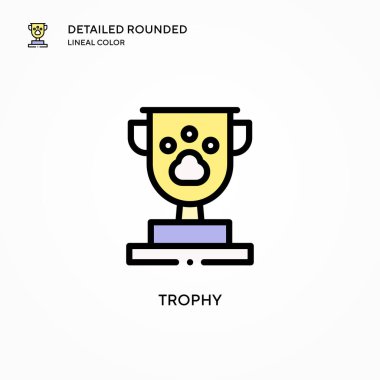 Ödül vektör simgesi. Modern vektör illüstrasyon kavramları. Düzenlemesi ve kişiselleştirmesi kolay.