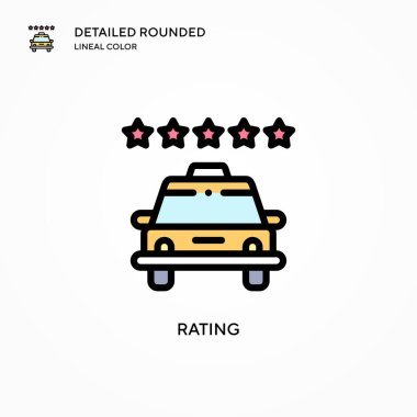 Beğeni vektörü simgesi. Modern vektör illüstrasyon kavramları. Düzenlemesi ve kişiselleştirmesi kolay.