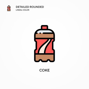 Kola vektör simgesi. Modern vektör illüstrasyon kavramları. Düzenlemesi ve kişiselleştirmesi kolay.