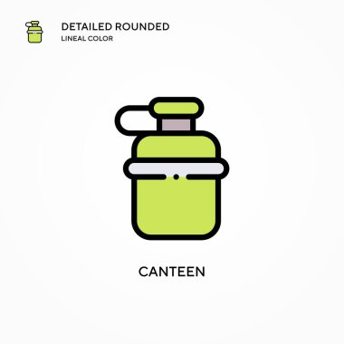 Matara vektör simgesi. Modern vektör illüstrasyon kavramları. Düzenlemesi ve kişiselleştirmesi kolay.