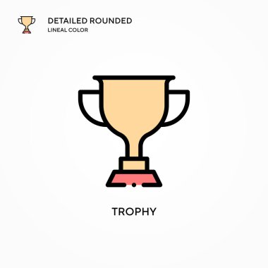 Ödül vektör simgesi. Modern vektör illüstrasyon kavramları. Düzenlemesi ve kişiselleştirmesi kolay.