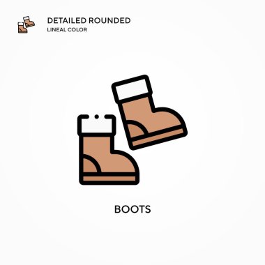 Çizme vektör simgesi. Modern vektör illüstrasyon kavramları. Düzenlemesi ve kişiselleştirmesi kolay.
