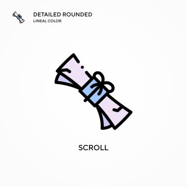 Vektör simgesini kaydır. Modern vektör illüstrasyon kavramları. Düzenlemesi ve kişiselleştirmesi kolay.