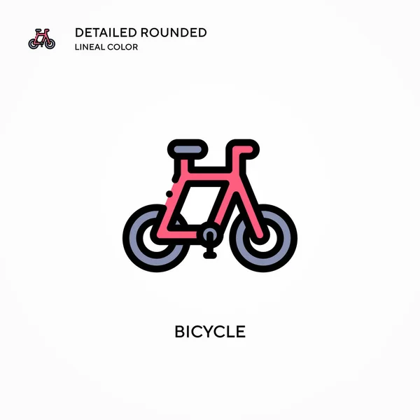 Bicycle vector icon. Modern vector illustration concepts. Easy to edit and customize.