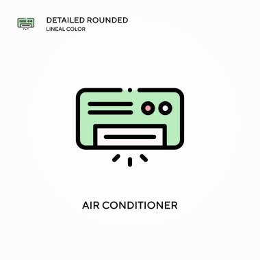 Klima vektör simgesi. Modern vektör illüstrasyon kavramları. Düzenlemesi ve kişiselleştirmesi kolay.