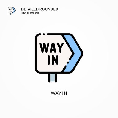 Vektör simgesi olarak. Modern vektör illüstrasyon kavramları. Düzenlemesi ve kişiselleştirmesi kolay.