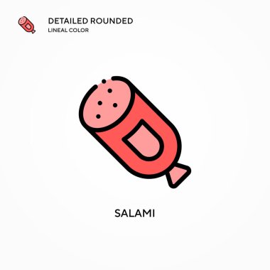 Salam vektör simgesi. Modern vektör illüstrasyon kavramları. Düzenlemesi ve kişiselleştirmesi kolay.