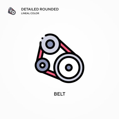 Kemer vektör simgesi. Modern vektör illüstrasyon kavramları. Düzenlemesi ve kişiselleştirmesi kolay.