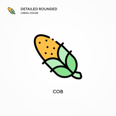 Koçan vektör simgesi. Modern vektör illüstrasyon kavramları. Düzenlemesi ve kişiselleştirmesi kolay.