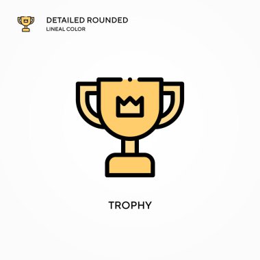 Ödül vektör simgesi. Modern vektör illüstrasyon kavramları. Düzenlemesi ve kişiselleştirmesi kolay.
