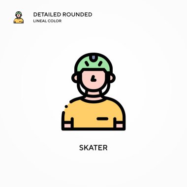 Patenci vektör simgesi. Modern vektör illüstrasyon kavramları. Düzenlemesi ve kişiselleştirmesi kolay.