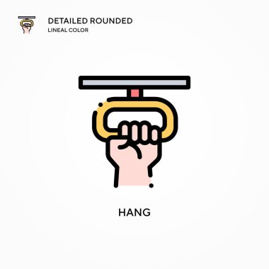 Vektör simgesini as. Modern vektör illüstrasyon kavramları. Düzenlemesi ve kişiselleştirmesi kolay.