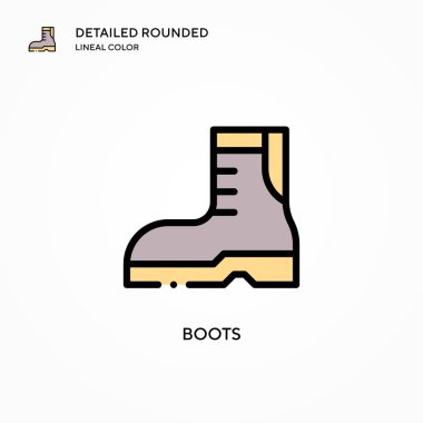 Çizme vektör simgesi. Modern vektör illüstrasyon kavramları. Düzenlemesi ve kişiselleştirmesi kolay.