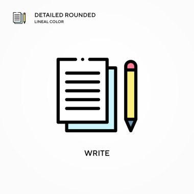 Vektör simgesi yaz. Modern vektör illüstrasyon kavramları. Düzenlemesi ve kişiselleştirmesi kolay.