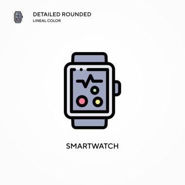 Akıllı vektör simgesi. Modern vektör illüstrasyon kavramları. Düzenlemesi ve kişiselleştirmesi kolay.