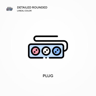 Tak vektör simgesi. Modern vektör illüstrasyon kavramları. Düzenlemesi ve kişiselleştirmesi kolay.