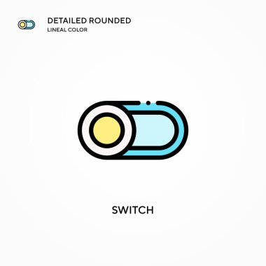 Vektör simgesini değiştir. Modern vektör illüstrasyon kavramları. Düzenlemesi ve kişiselleştirmesi kolay.