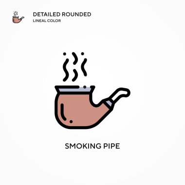 Tüten boru vektör simgesi. Modern vektör illüstrasyon kavramları. Düzenlemesi ve kişiselleştirmesi kolay.