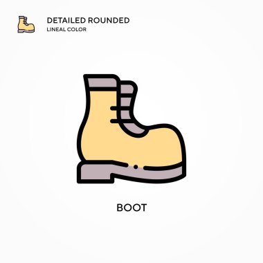 Önyükleme vektör simgesi. Modern vektör illüstrasyon kavramları. Düzenlemesi ve kişiselleştirmesi kolay.