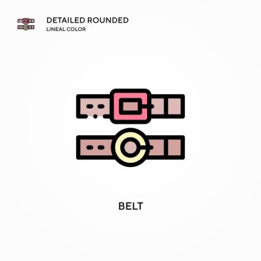 Kemer vektör simgesi. Modern vektör illüstrasyon kavramları. Düzenlemesi ve kişiselleştirmesi kolay.