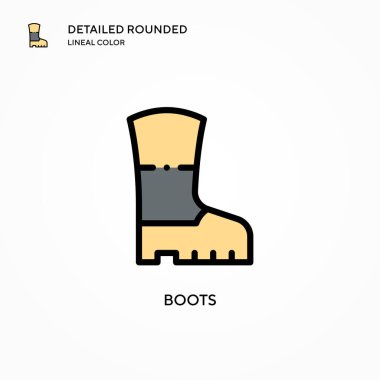 Çizme vektör simgesi. Modern vektör illüstrasyon kavramları. Düzenlemesi ve kişiselleştirmesi kolay.
