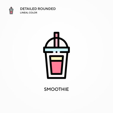 Meyve suyu vektör simgesi. Modern vektör illüstrasyon kavramları. Düzenlemesi ve kişiselleştirmesi kolay.