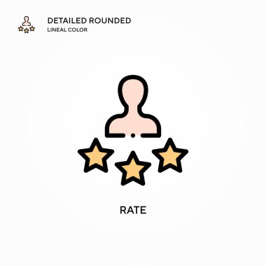 Oy vektör simgesi. Modern vektör illüstrasyon kavramları. Düzenlemesi ve kişiselleştirmesi kolay.