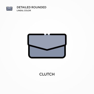 Debriyaj vektörü simgesi. Modern vektör illüstrasyon kavramları. Düzenlemesi ve kişiselleştirmesi kolay.