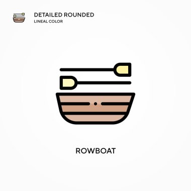 Tekne vektör simgesi. Modern vektör illüstrasyon kavramları. Düzenlemesi ve kişiselleştirmesi kolay.