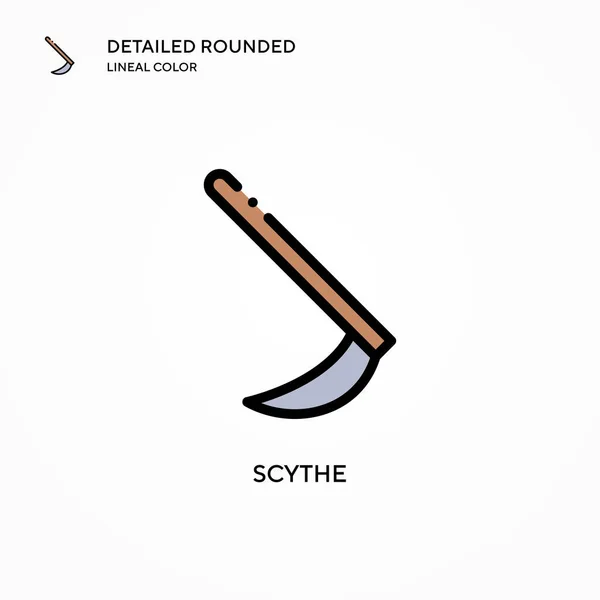 Scythe向量图标 现代矢量图解概念 容易编辑和定制 — 图库矢量图片
